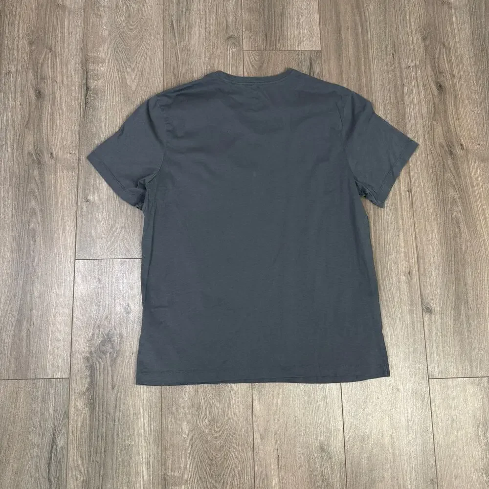 J.Crew Broken-In Pocket T-Shirt Men L Gray Cotton Crewneck Pullover Short Sleeve